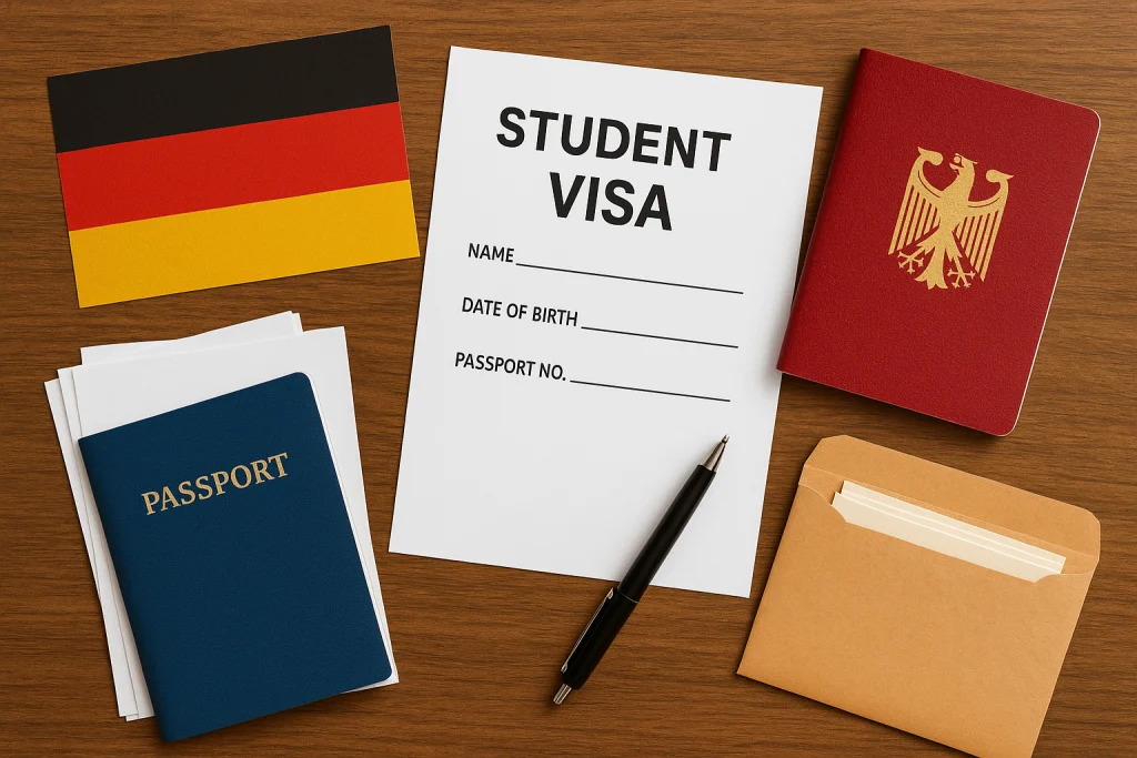 مدارک ویزای تحصیلی آلمان