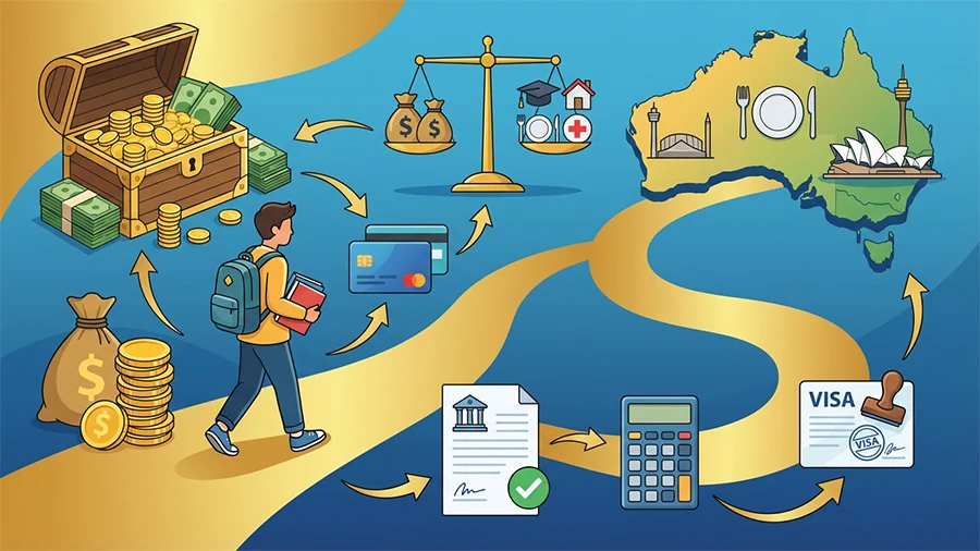 تمکن مالی ویزای تحصیلی استرالیا